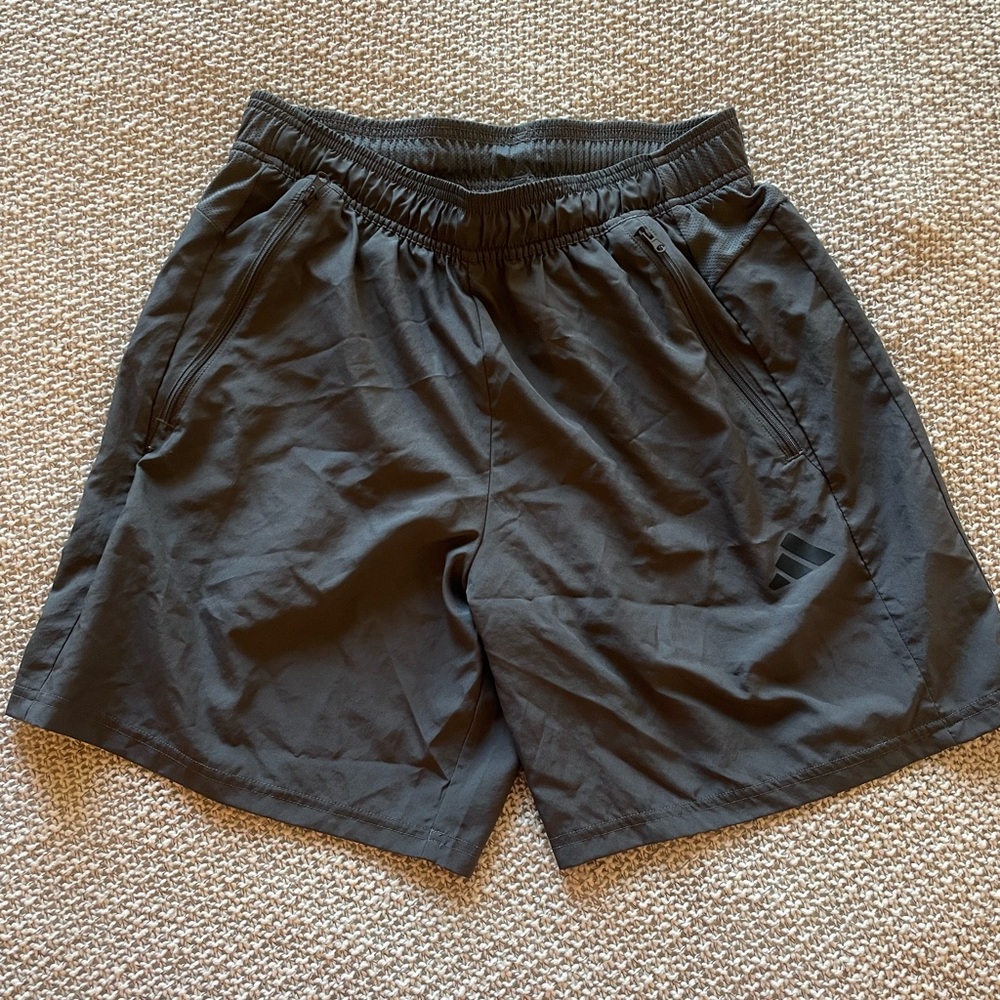 Adidas Men's Dark Gray Athletic Shorts